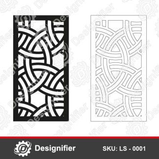 this is decorative panel LS0001 design ready for cutting with laser or any cnc system