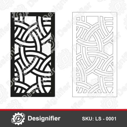 this is decorative panel LS0001 design ready for cutting with laser or any cnc system