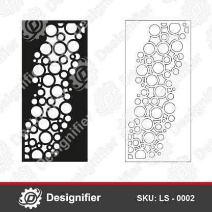 this is Laser cut design LS0002 you can make nice decorations with it by any cutting system
