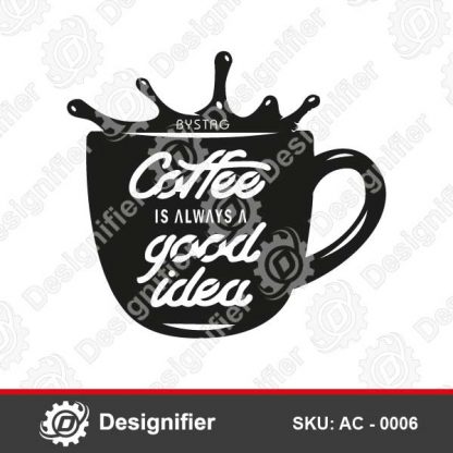 You Can use Coffee Cup Vintage AC0006 to make nice decorations in your kitchen, dining room or your café shop