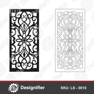 You can use Decorative Panel LS0010 to make very nice decorations in Doors, windows and Wall Screens