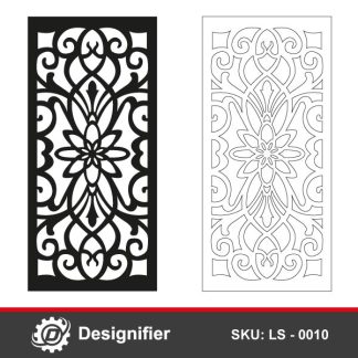 You can use Decorative Panel LS0010 to make very nice decorations in Doors, windows and Wall Screens