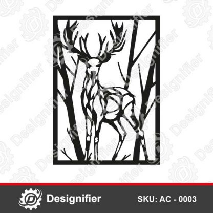 You can use Deer Wall Art AC0003 to make innovative decoration to your home
