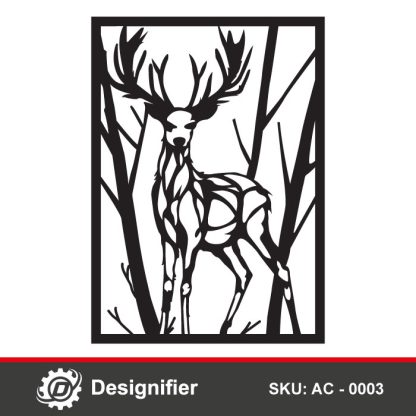 You can use Deer Wall Art AC0003 to make innovative decoration to your home