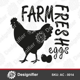 You can use Farm Fresh Eggs Art Work AC0014 to add nice decoration touch to your kitchen or dining room