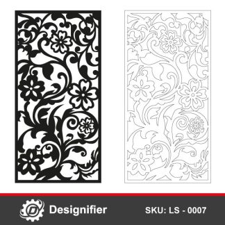 This Ornament Decorative Panel LS 0007 can make nice decorations by cutting or engraving