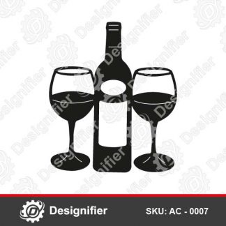 You can use Wine Bottle Decor AC0007 to make lovely decorations in your Bar and Kitchen