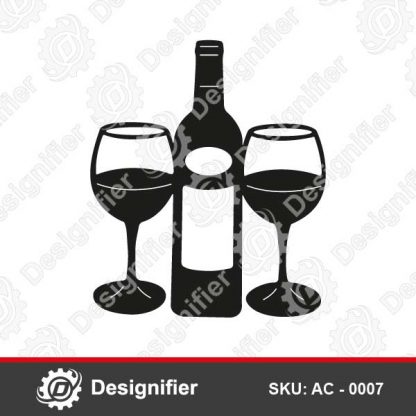 You can use Wine Bottle Decor AC0007 to make lovely decorations in your Bar and Kitchen