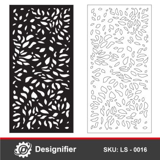 You can use Botanical Privacy Screen DXF LS0016 for wall screens, stained glass, marble cutting, and exceptional decorative pieces by this Botanical Design