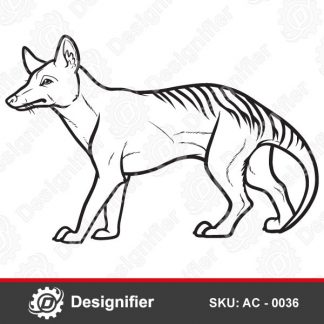 Tasmanian Tiger WallArt AC0036 can be used to create the best wall art for all people who love animals