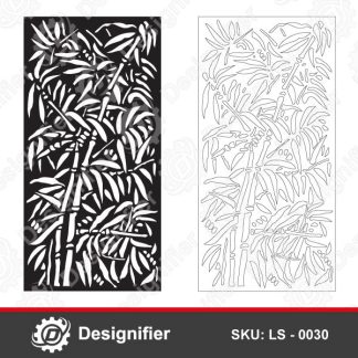 You can create exceptional decorative pieces through Bamboo Leaves Privacy Screen LS0030 design on the walls, partitions between rooms or furniture decorating