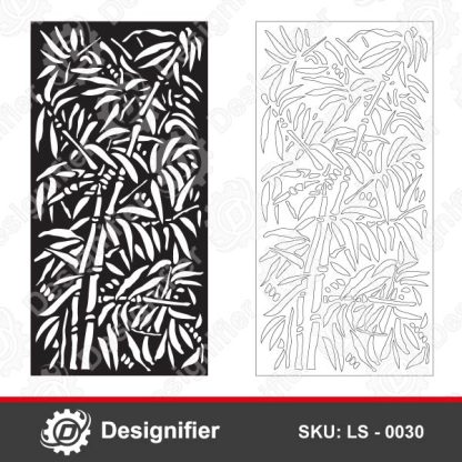 You can create exceptional decorative pieces through Bamboo Leaves Privacy Screen LS0030 design on the walls, partitions between rooms or furniture decorating