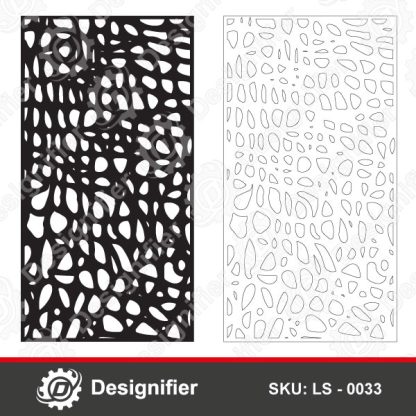 Yo can use Cells Privacy Screen DXF LS0033 to make many decorative applications like furniture, wall screens, stained glass, Sand Blast Glass and marble cutting