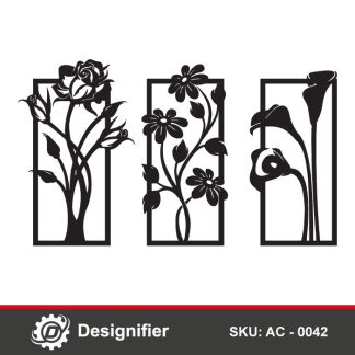 Flowers Frame Wall Decor AC 0042 can be used to make the best Wall Art and add an awesome aesthetic touch to your home walls