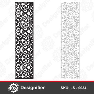 Classic Ornament Carved DXF LS 0034 can be used in various applications such as decorating windows, doors, furniture pieces, garden fences, and many more