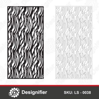 You can use Reptile Creeper Privacy Screen DXF LS 0038 in decorating windows, wall partitions, decorating doors, and even sanding glass with Sandblast technology