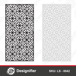 You can make awesome decorations with Arabic Moroccan Privacy Screen DXF LS0042 in windows, Furniture decorating, garden fences, and doors