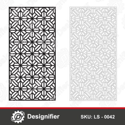 You can make awesome decorations with Arabic Moroccan Privacy Screen DXF LS0042 in windows, Furniture decorating, garden fences, and doors