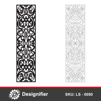 You can create exceptional column cladding or ceiling decorations by using Column Cladding Ornament DXF LS0050 vector design