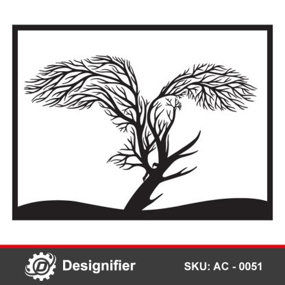 You can create awesome wall art decorations by using American Bald Eagle Wall Art DXF AC0051 vector design