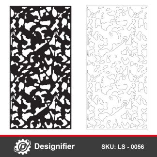 You can create exceptional decorative pieces through the Grafton Pattern Privacy Screen DXF LS0056 vector design