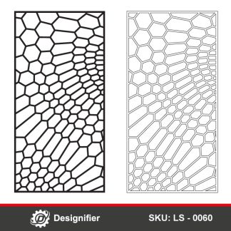 You can create an awesome room divider by using Honeycomb Privacy Screen DXF LS0060 vector design in Laser cutting and CNC operations