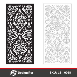 You can create a classic room divider by using the Oriental Pattern Privacy Screen DXF LS0068 vector file for Laser cutting and CNC operations