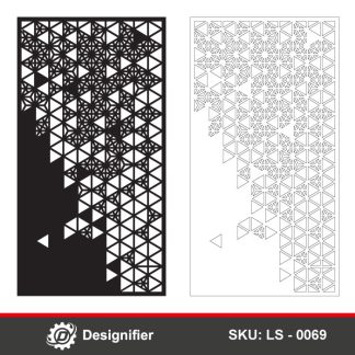 Use Split Rhombus Privacy Screen DXF LS0069 vector file to make an incredible room divider, privacy screen, and many decorative applications