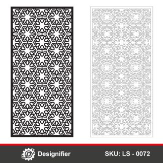 You can make relaxing designs by using Doodle De-stress Privacy Screen DXF LS0072 vector design in Laser cutting and CNC operations