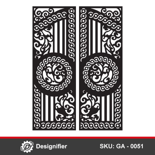 You can make nice gates by using the Celtic Ornament Gate DXF GA0051 vector file in Plasma and laser-cut CNC manufacturing