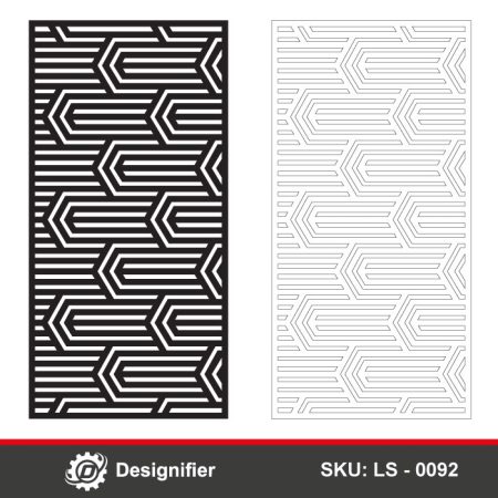 You can make a nice room divider using Motion Privacy Screen DXF LS0092 for Laser cutting or CNC machining