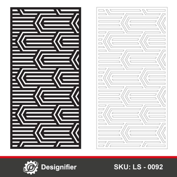You can make a nice room divider using Motion Privacy Screen DXF LS0092 for Laser cutting or CNC machining