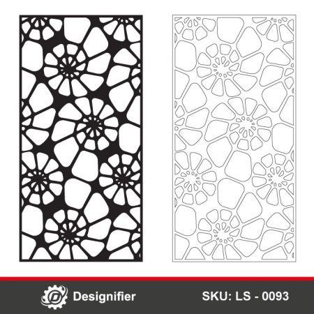 You can make awesome room dividers by using Nautilus Shells Privacy Screen DXF LS0093 vector file for Laser cut or CNC manufacturing