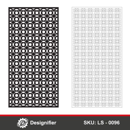 You can make an awesome decorative panel by using the Cute Daisy Privacy Screen DXF LS0096 vector design in Laser cutting or CNC operations