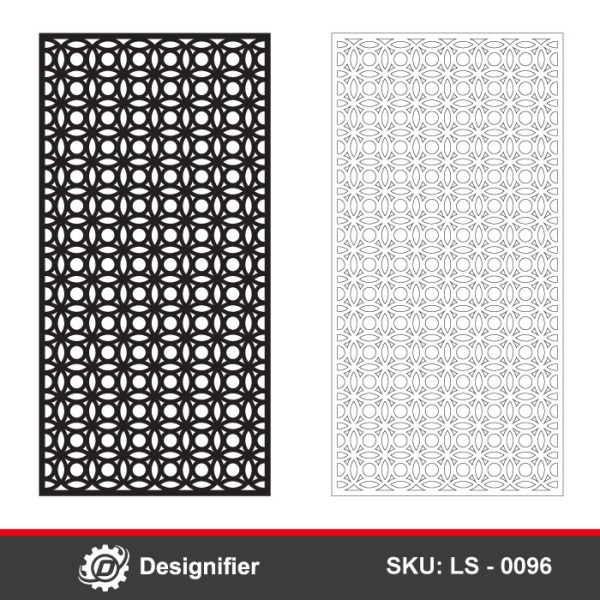 You can make an awesome decorative panel by using the Cute Daisy Privacy Screen DXF LS0096 vector design in Laser cutting or CNC operations