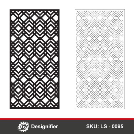You can make an awesome room divider by using the Diamonds Privacy Screen DXF LS0095 in Laser cutting or CNC manufacturing