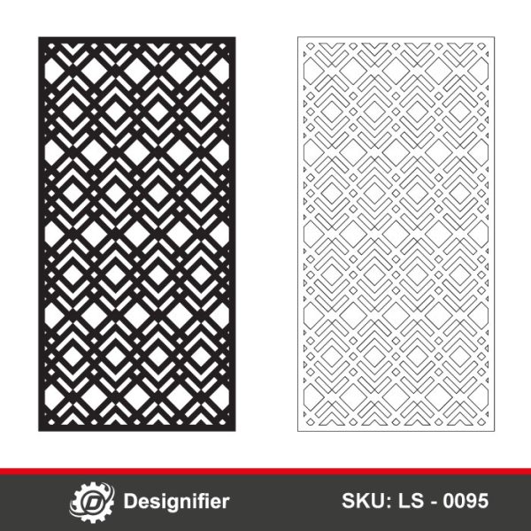 You can make an awesome room divider by using the Diamonds Privacy Screen DXF LS0095 in Laser cutting or CNC manufacturing