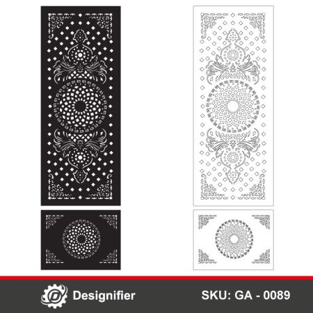 You can use the Lotus Motif Gate DXF GA0089 vector design for decorative gates, doors, or privacy screens, and many other applications